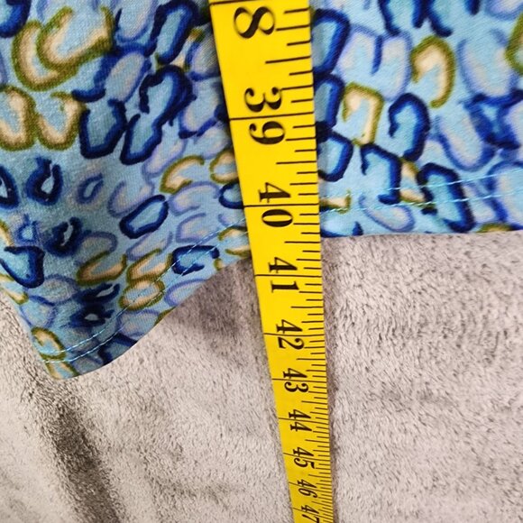 Womens LuLaRoe Simply Comfortable A-Line Dress Blue & Green Abstract Print XS - Picture 7 of 8